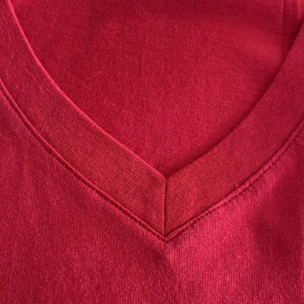 Ralph Lauren V Neck long sleeve T Shirt Like New embroidered logo size Medium - Picture 13 of 14